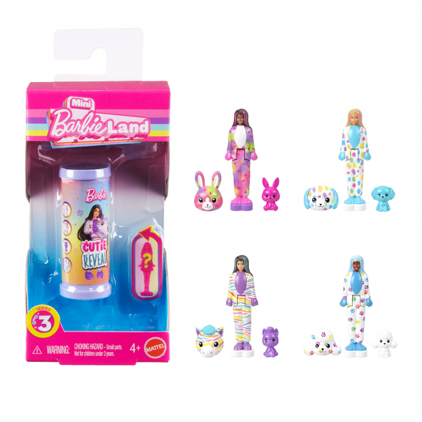 Barbie Mini BarbieLand Barbie Reveal Series 3 dolls 5 pack
