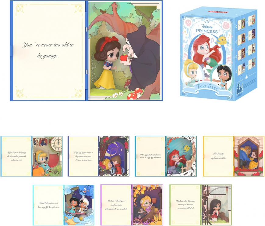 POP MART Disney Princess Fairy Tale Series Scene figures