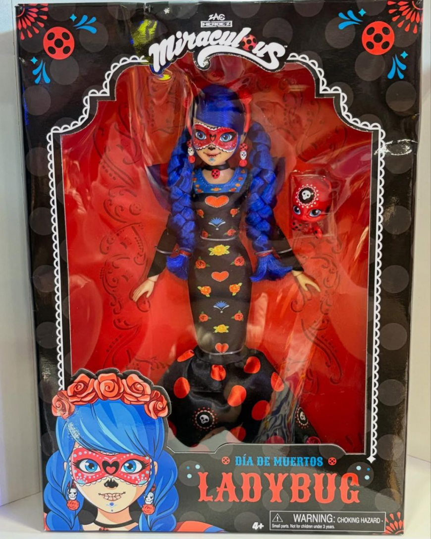 Miraculous Ladybug Dia de Muertos Ladybug doll