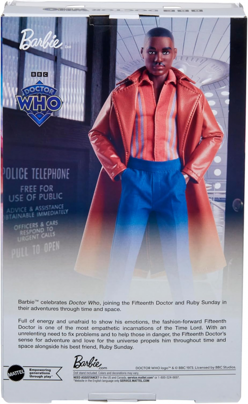 Barbie Signature The Fifteenth Doctor Who Ken doll Ncuti Gatwa