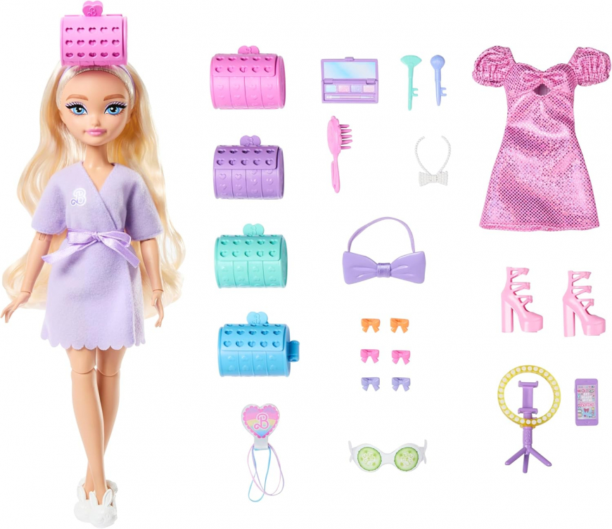 Barbie Dream Besties Get Ready With Me Malibu doll JGG39