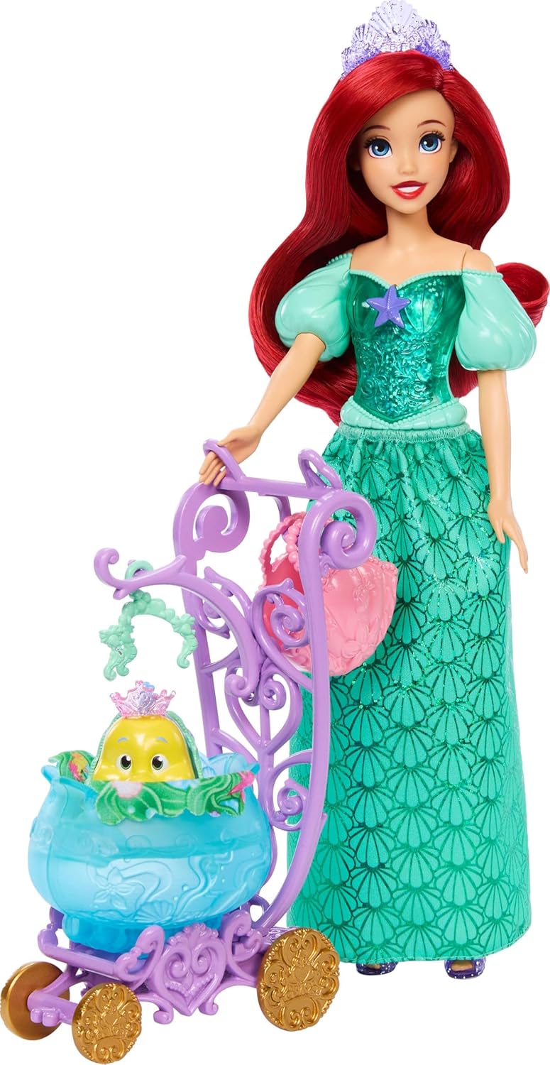 Disney Princess Ariel Bestie Carriage Flounder toy