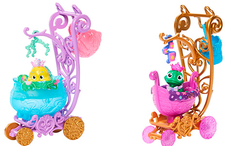 Disney Princess Bestie Carriage toys: Pascal and Flounder