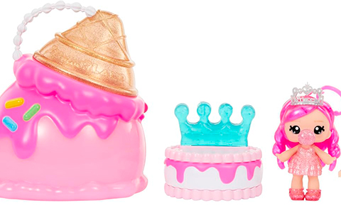 Yummiland Beauty Bag Playsets with Lip Gloss dolls Cupcake and Ice cream