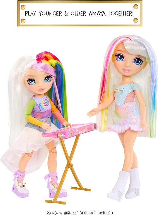 Rainbow High Junior High Rock Band the Prismatics Amaya doll