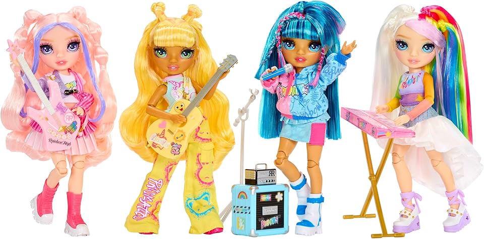 Rainbow High Junior High RockBand dolls 2025 the Prismatics