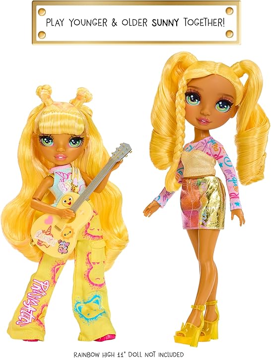 Rainbow High Junior High Rock Band the Prismatics Sunny doll