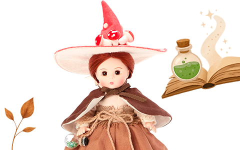Madame Alexander 8-inch Mushroom Magic Witch Collectible Doll