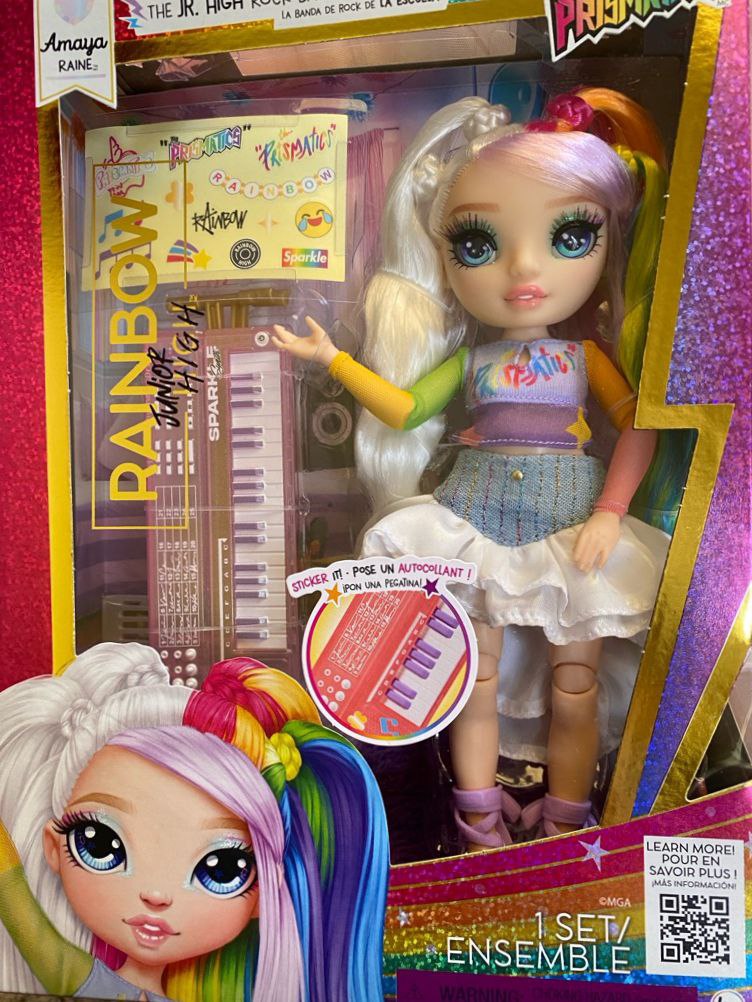 Rainbow High Junior High Rock Band dolls 2025 the Prismatics in real life photos