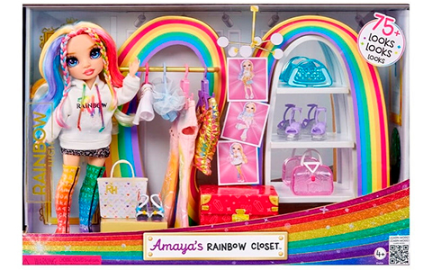 Rainbow High Amaya’s Rainbow Closet Playset with Fashion Doll