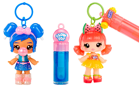 Yummiland Licensed Sweets dolls: Hersheys Kissis, Haribo Goldbears, Bazooka, Ring Pop, Jolly Rancher, Blow Pop
