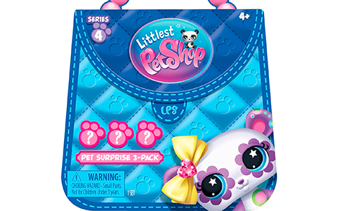 Littlest Pet Shop Series 4  Pet Surprise 3-Pack