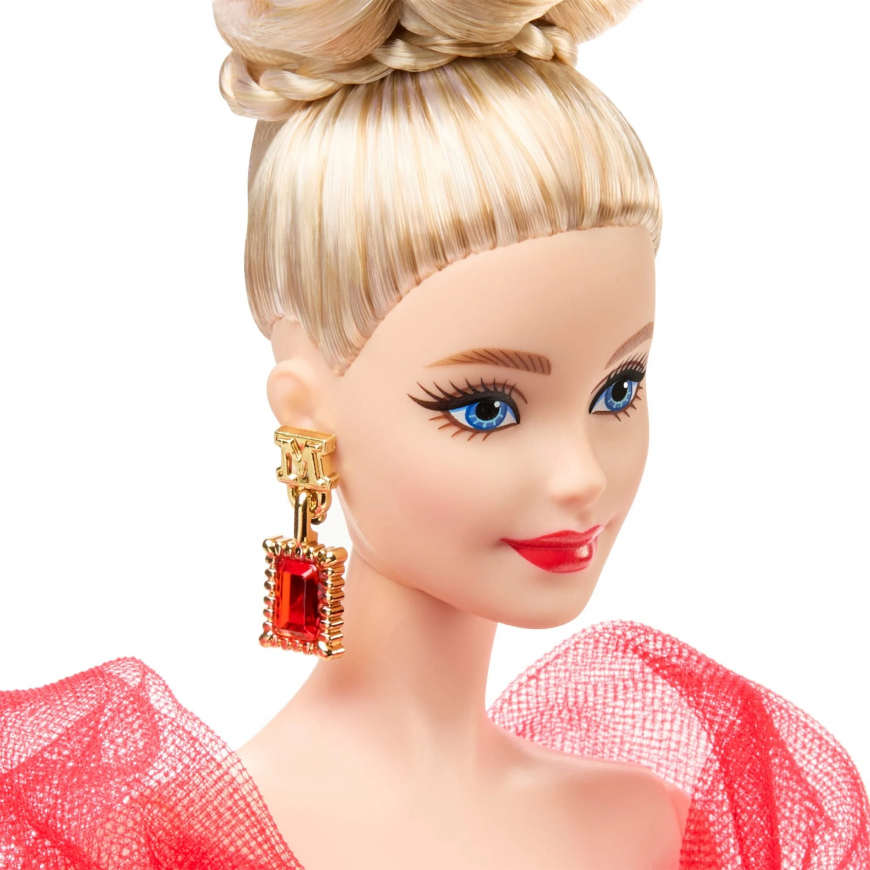 Barbie Signature Mattel 80th Anniversary Ruby Red blonde doll JBJ17