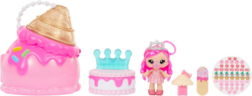 Yummiland Beauty Bag Playset + Lip Gloss Doll Ice-cream (Bianca Bubblegum)