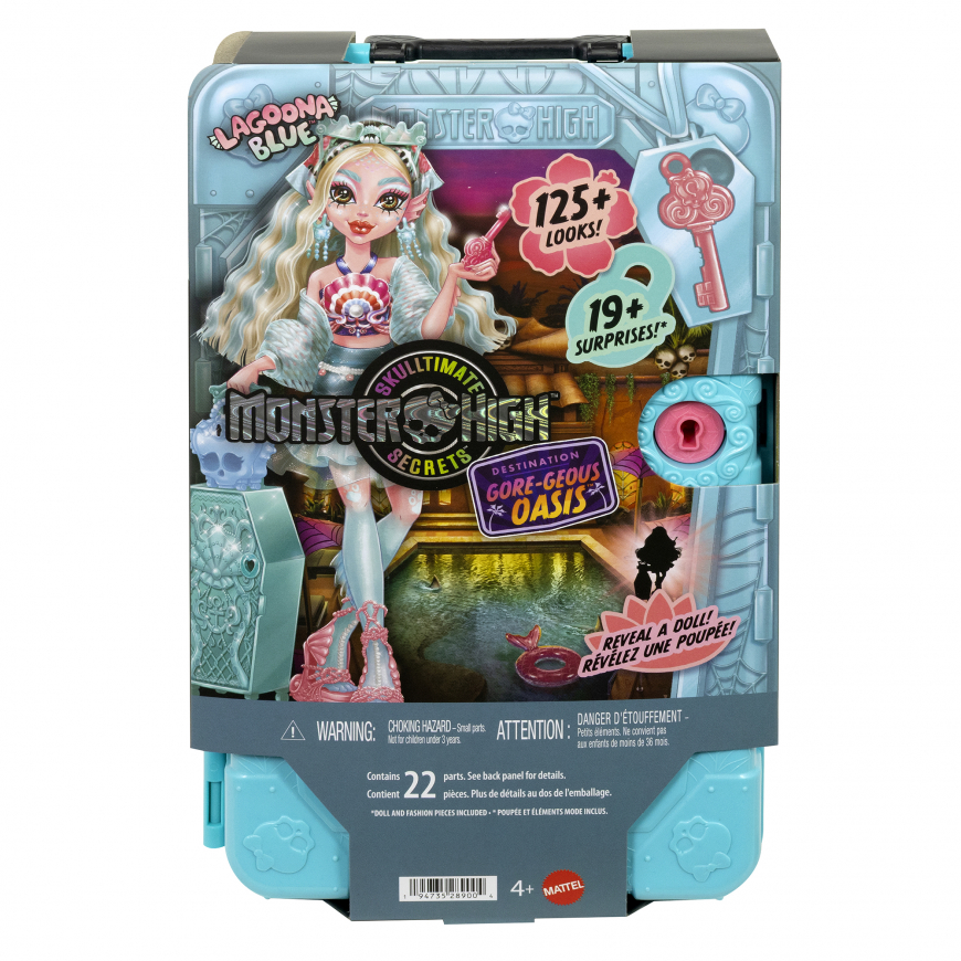 Monster High Skulltimate Secrets Gore-Geous Oasis Lagoona Blue doll JDR51