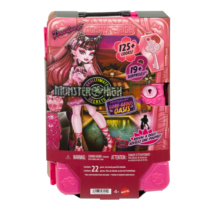 Monster High Skulltimate Secrets Gore-Geous Oasis Draculaura doll JDR50