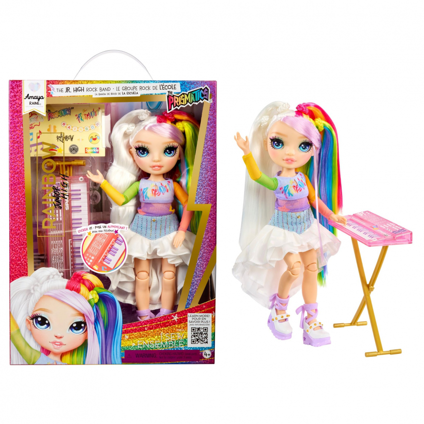 Rainbow High Junior High Rock Band the Prismatics Amaya doll