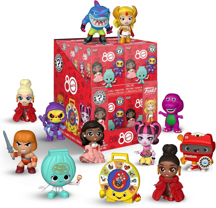 Mattel 80th Anniversary Funko Mystery Minis