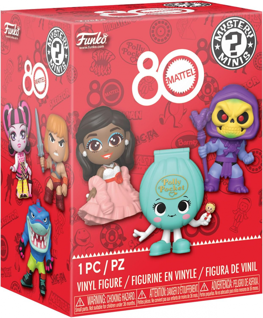 Mattel 80th Anniversary Funko Mystery Minis