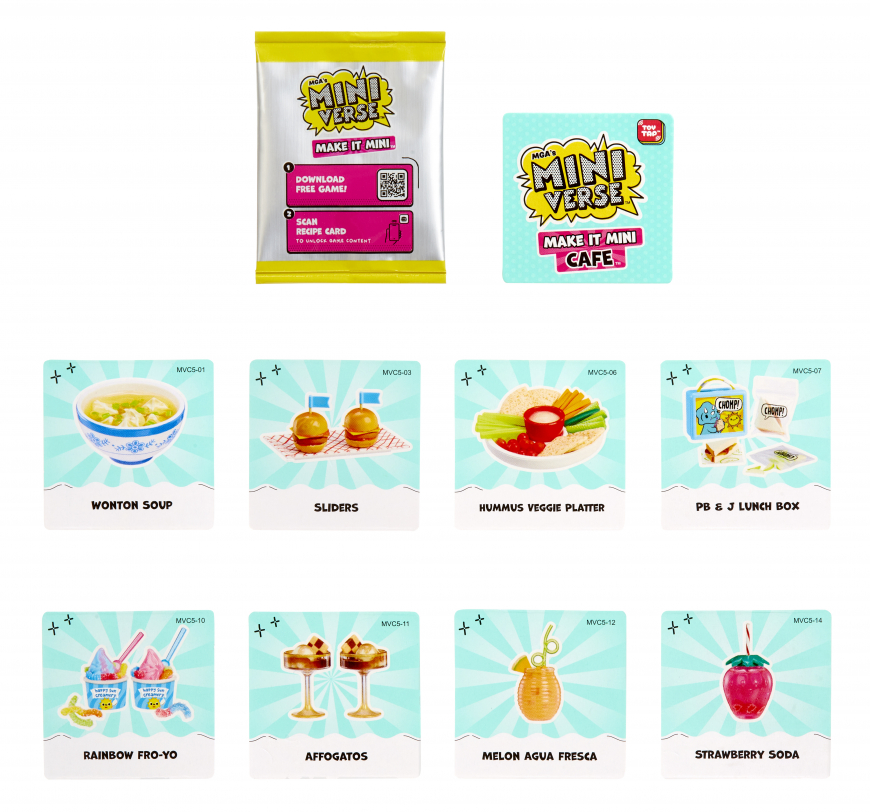 MGA's Miniverse Make It Mini Foods: Cafe Series 5 (Wave A) checklist