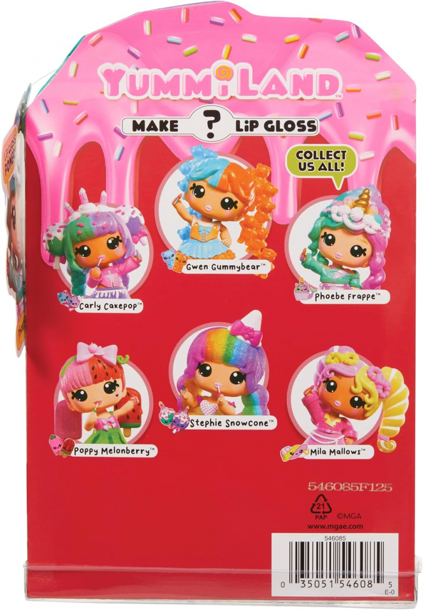 Yummiland Lip Gloss Mystery Flavor Color Change Phoebe Frappe doll