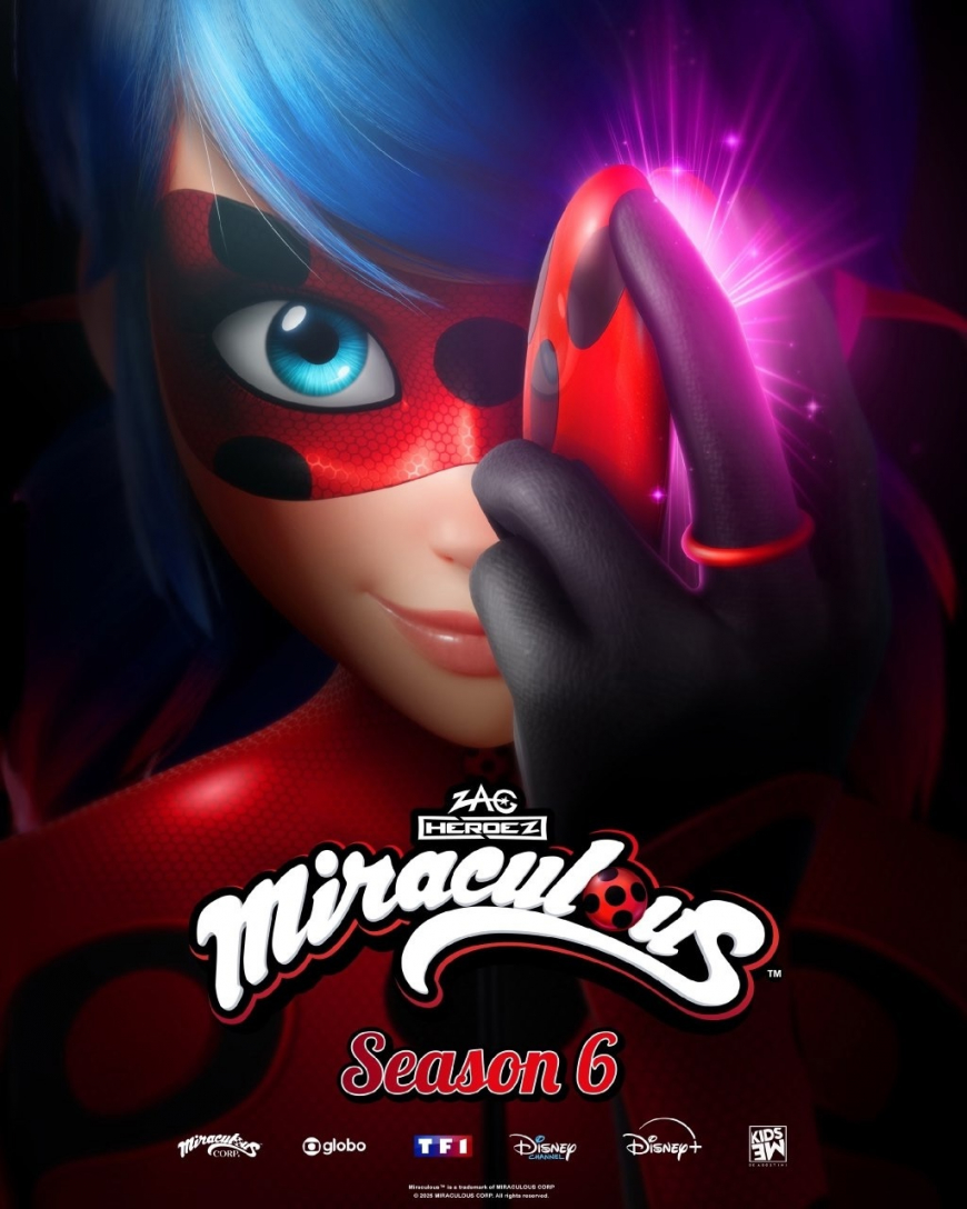 Season 6 of Miraculous: Tales of Ladybug & Cat Noir premieres on Disney+ on July 2, with eight episodes available to stream.