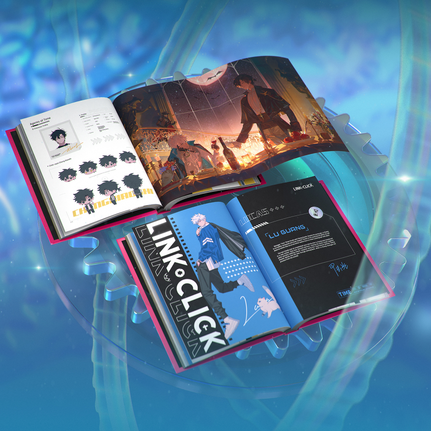 The Art of Link Click: Moments art book in english