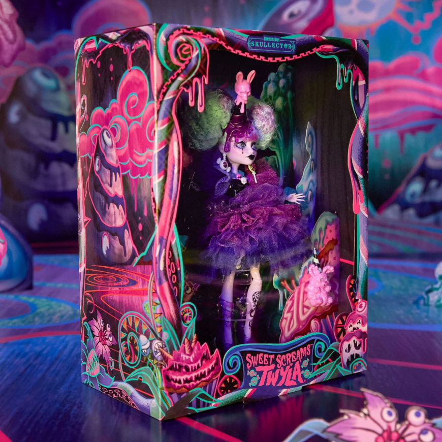 Monster High Skullector Sweet Screams Twyla Comic-Con 2025 exclusive doll