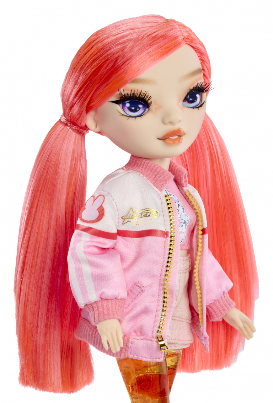 New Rainbow High Sparkle & Shine doll Dawn coral red