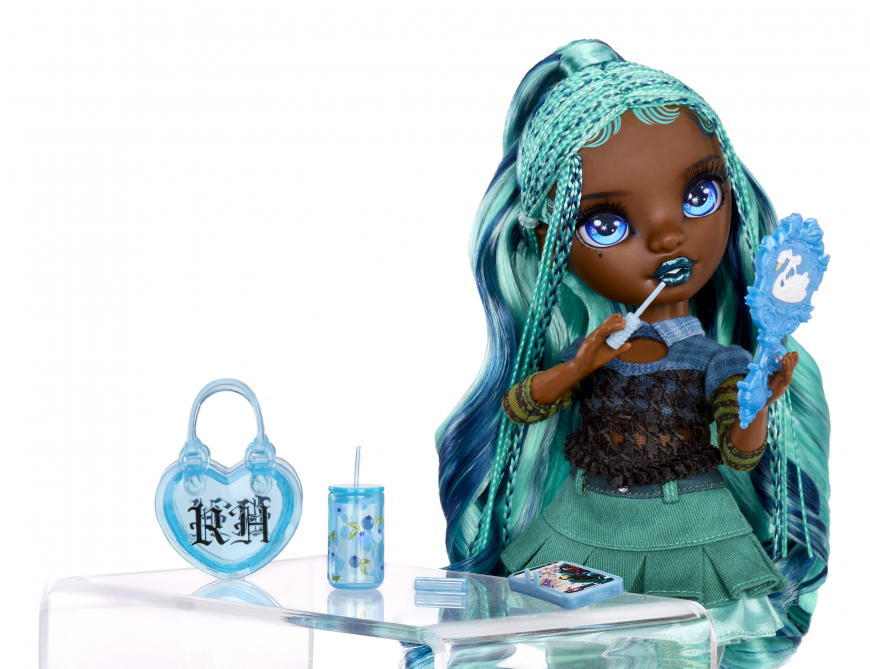 New Rainbow High Sparkle & Shine doll Misty teal blue