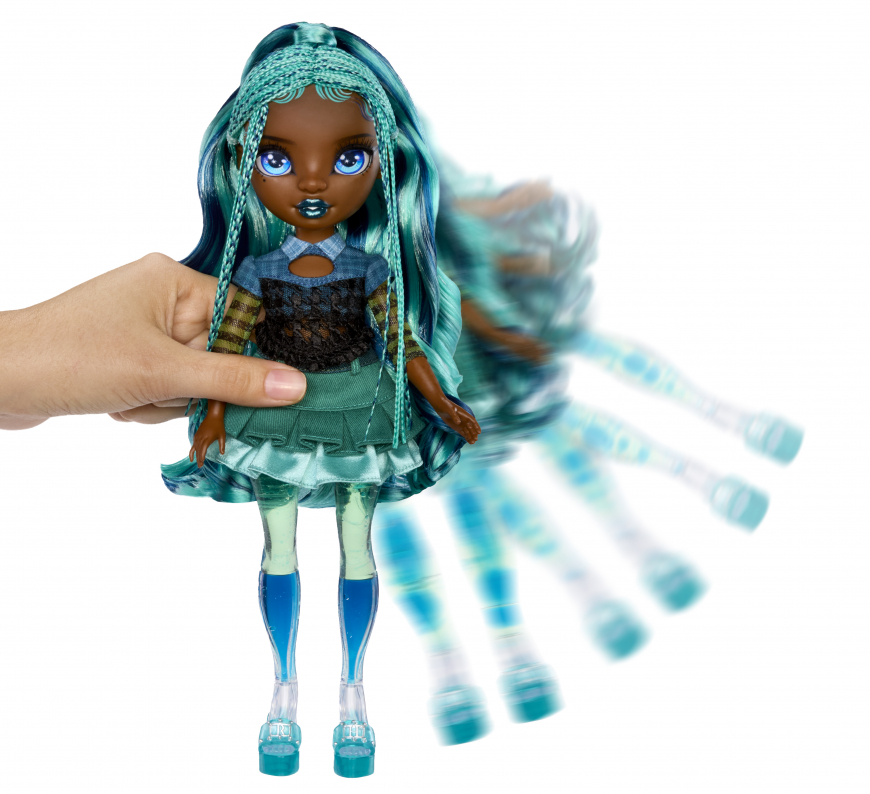 New Rainbow High Sparkle & Shine doll Misty teal blue