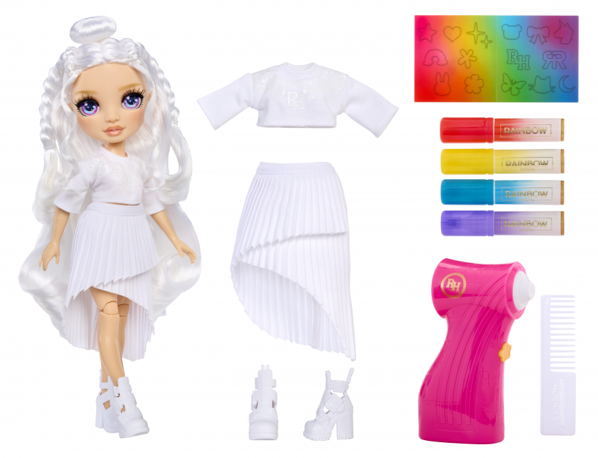 Rainbow High Air Brush & Create Purple Eyes doll