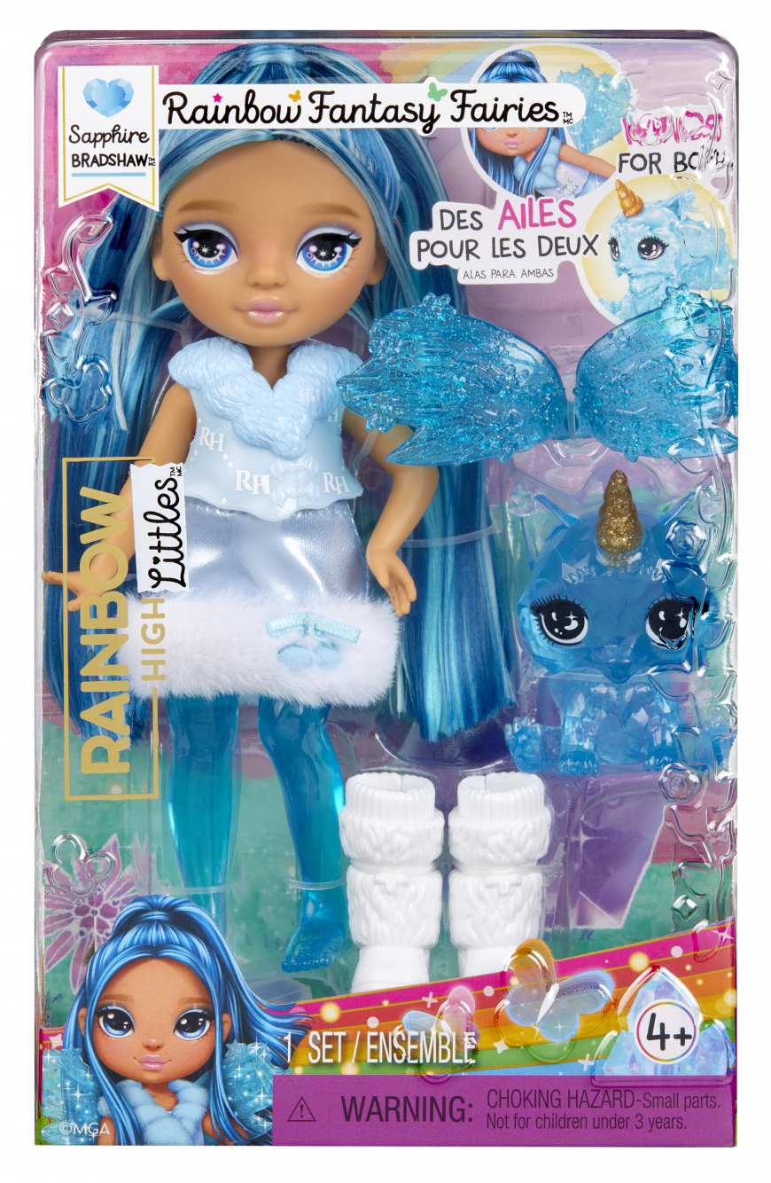 Rainbow High Littles Rainbow Fantasy Fairies Sapphire (blue) doll