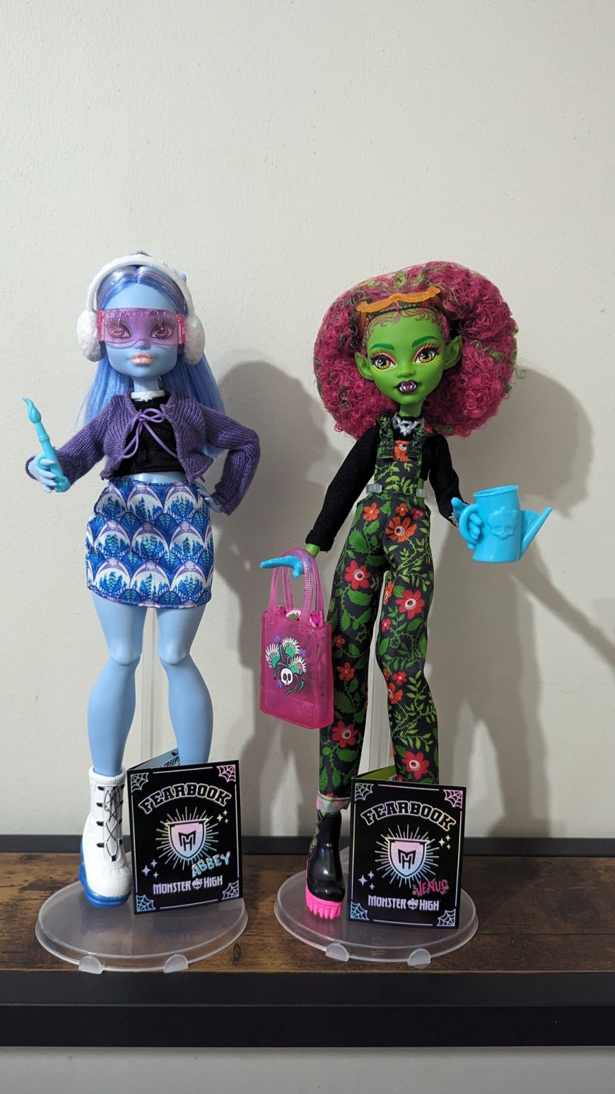 Monster High Fearbook series 2 dolls Abbey irl photos