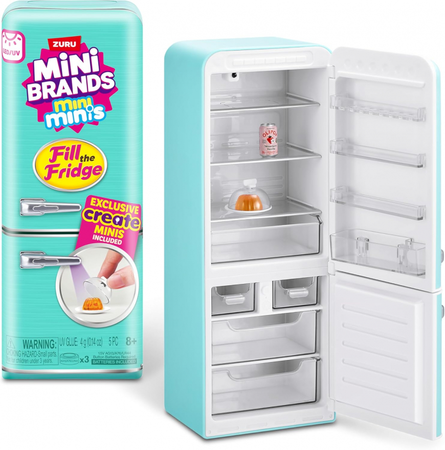 Mini Brands Fill The Fridge Playset