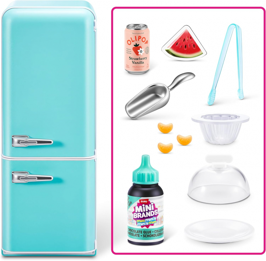 Mini Brands Fill The Fridge Playset