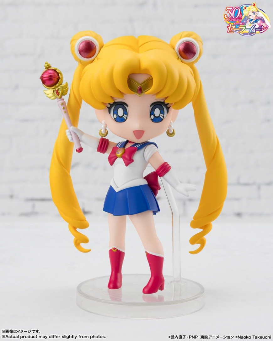 Figuarts mini Sailor Moon Crystal Star Compact and Black Lady figures
