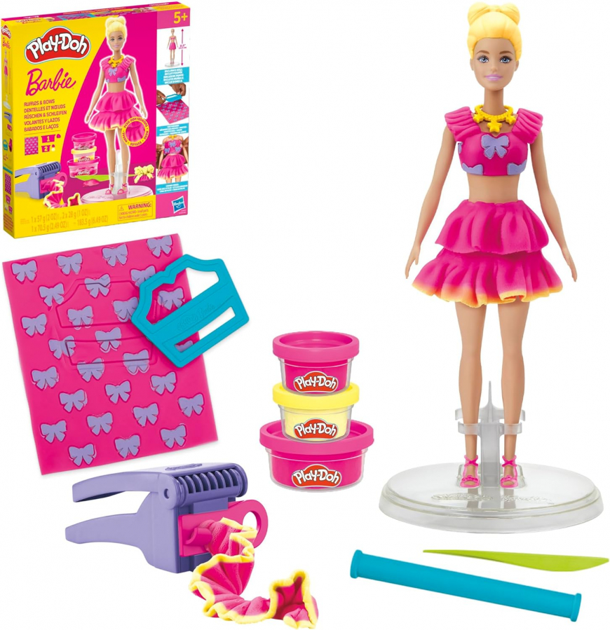 Play-Doh Barbie Ruffles And Bows Set