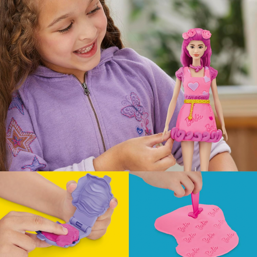 Play-Doh Barbie Hearts And Hair Set
