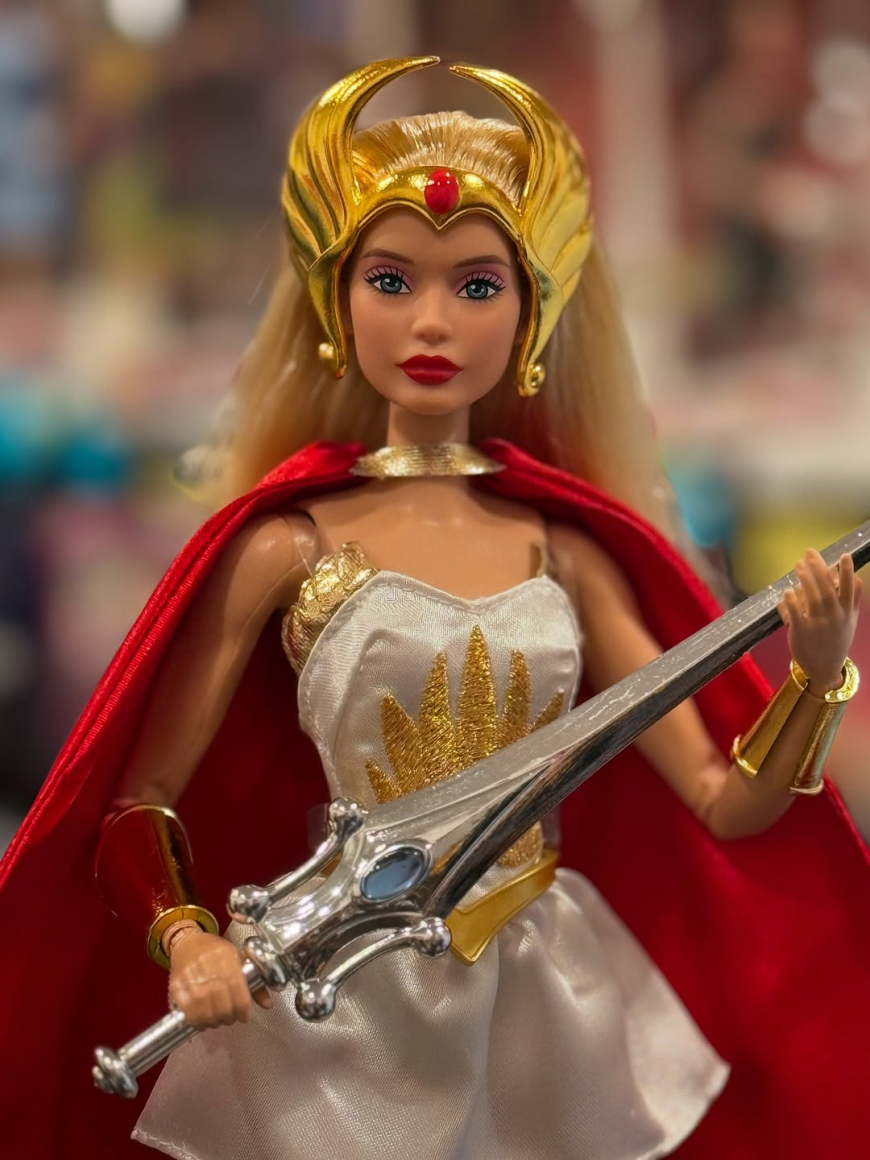 Barbie Signature Masters of the Universe Princess of Power She-Ra Doll 2025 in real life photos