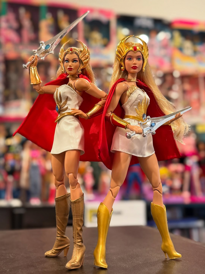 Barbie Signature Masters of the Universe Princess of Power She-Ra Doll 2025 in real life photos