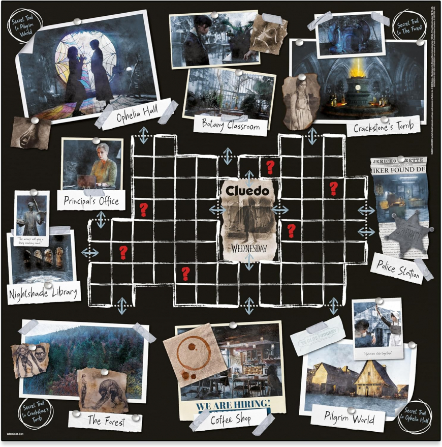 Wednesday Cluedo classic board game
