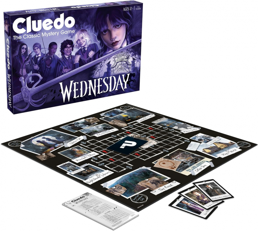 Wednesday Cluedo classic board game