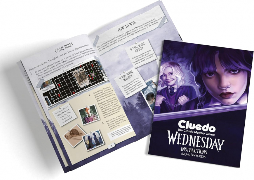 Wednesday Cluedo classic board game