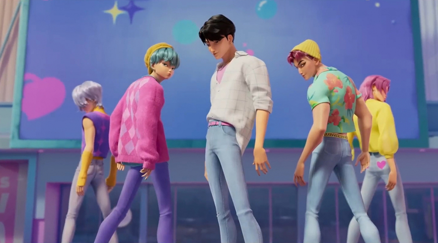 KPop Demon Hunters clip - Saja Boys Demon Idols Debut “Soda Pop”