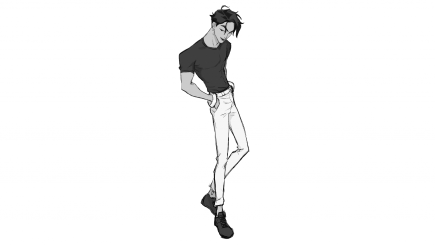 KPop Demon Hunters Jinu concept art