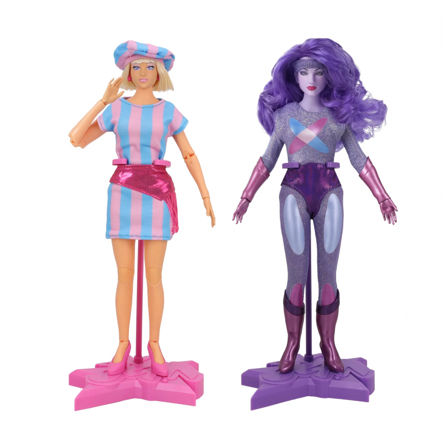 Jem and the Holograms Collector’s Edition Two Pack: Jerrica & Synergy dolls Comic Con exclusive
