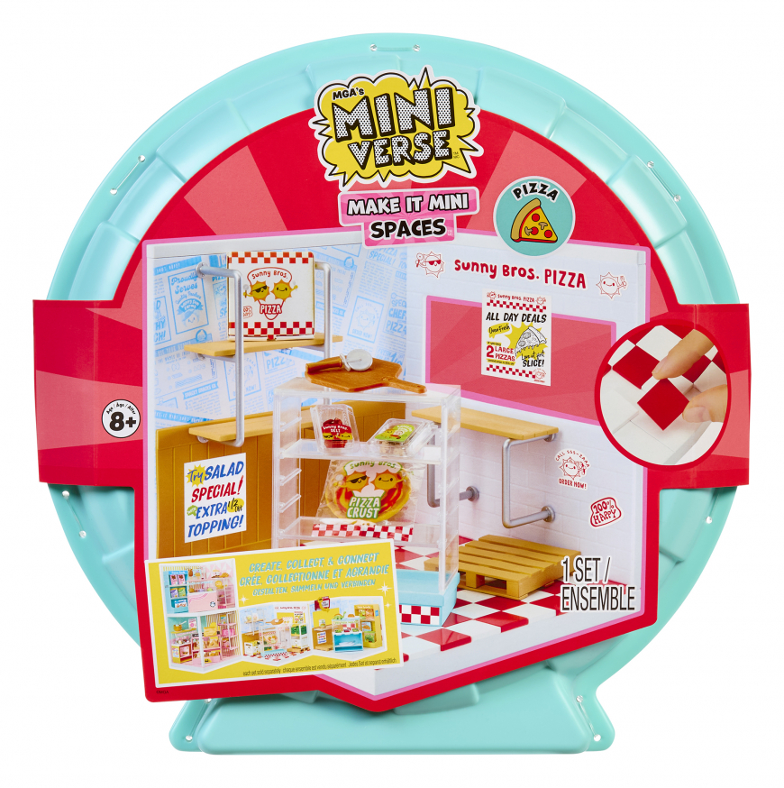 MGA's Miniverse Spaces Starter Pack - Pizza Shop