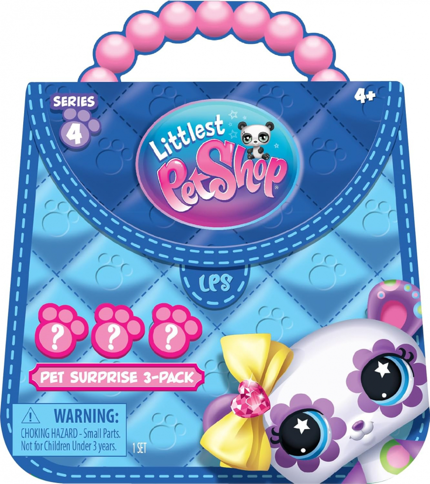 Littlest Pet Shop Series 4  Pet Surprise 3-Pack