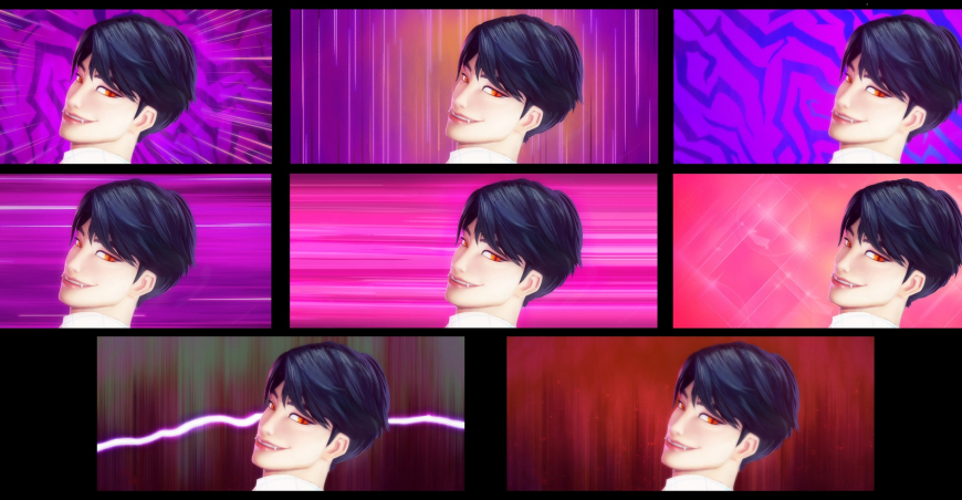 Jinu's demon marks design and  character within an environment